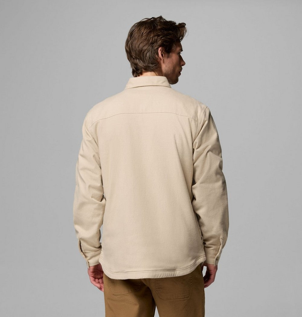 Men's Fleece-Lined Shirt Jacket - Green