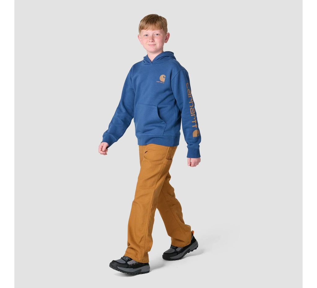 Boys' Long-Sleeve Fleece Hoodie - Blue