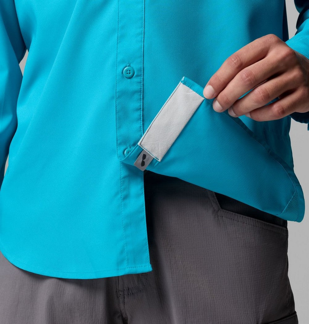 Men's Long Sleeve Fishing Shirt - White