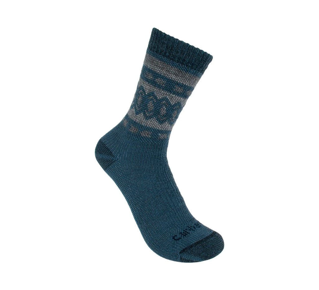Women's Cushioned Wool Blend Crew Socks, 4-Pack