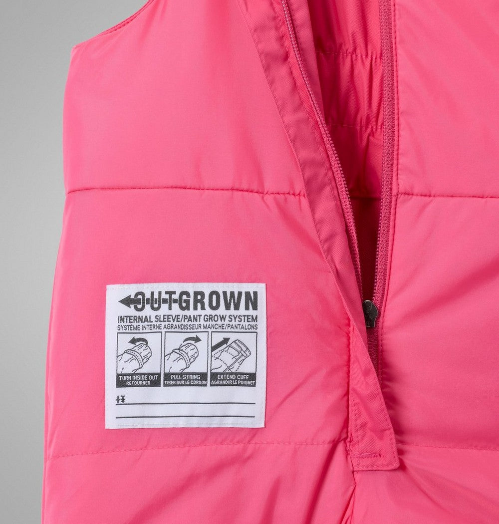 Toddler Waterproof Insulated Snow Bib - Red