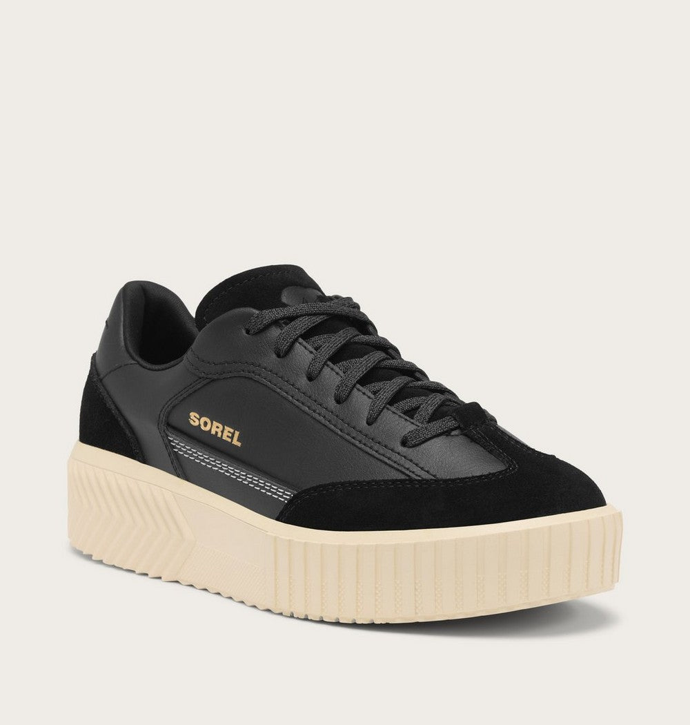 Women's T-Toe Leather Sneaker - Green