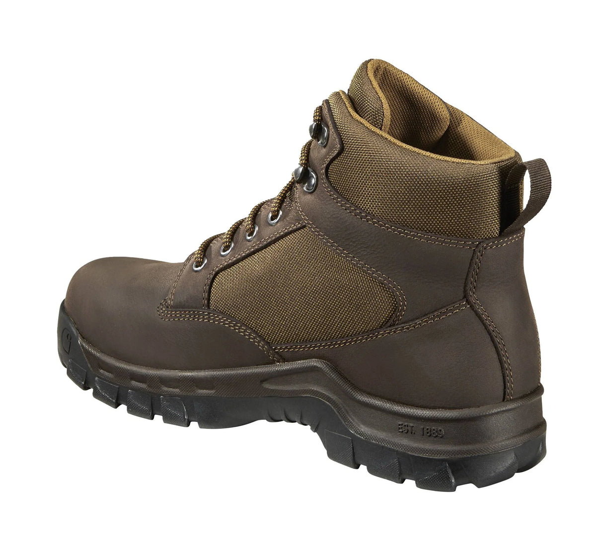6-Inch Waterproof Soft Toe Work Boot - Dark Brown