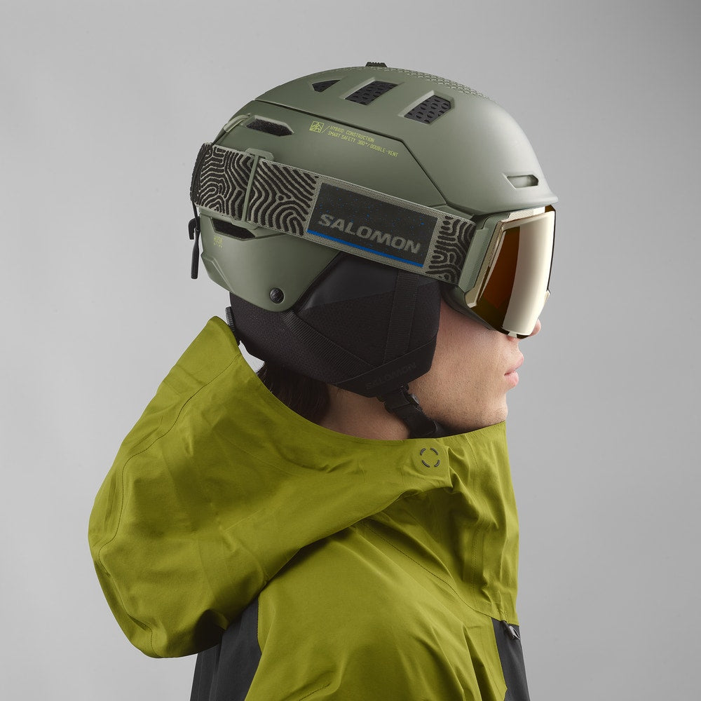 Unisex Ventilated Snow Sports Helmet - Purple