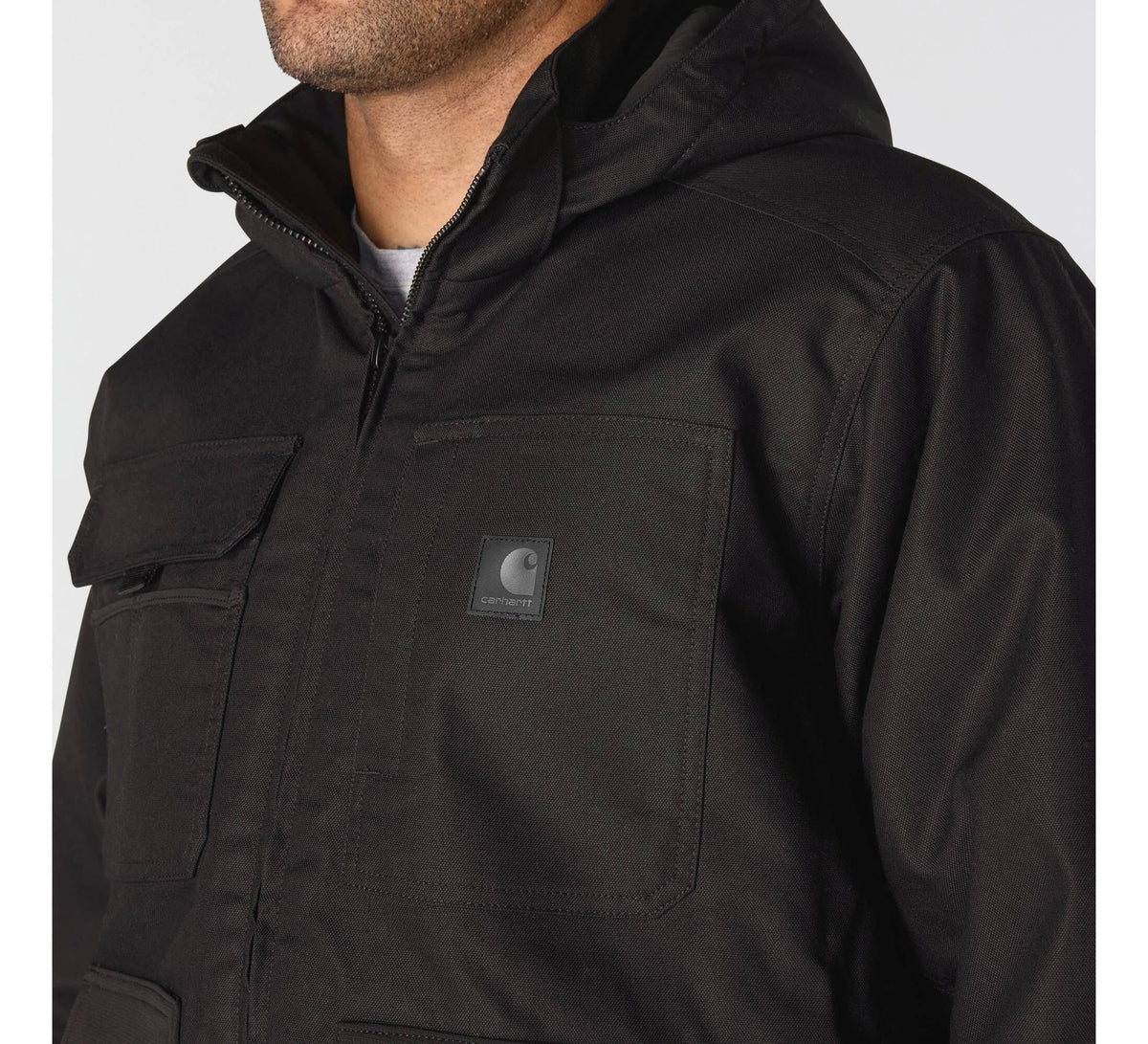 Men's Insulated Stretch Work Jacket - Olive