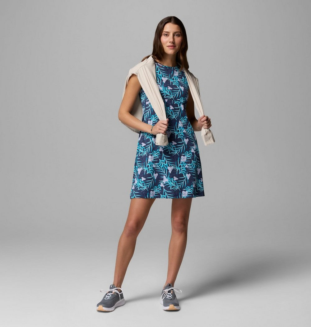 Women's UPF 50 Tank Dress - Gray Print