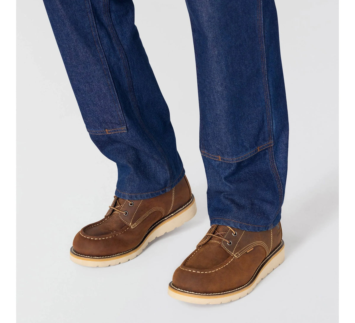 Men's Double-Knee Denim Work Pants - Indigo