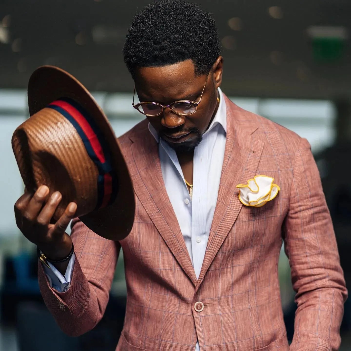 Sg Miller Ranch Fedora - Patriotic Straw