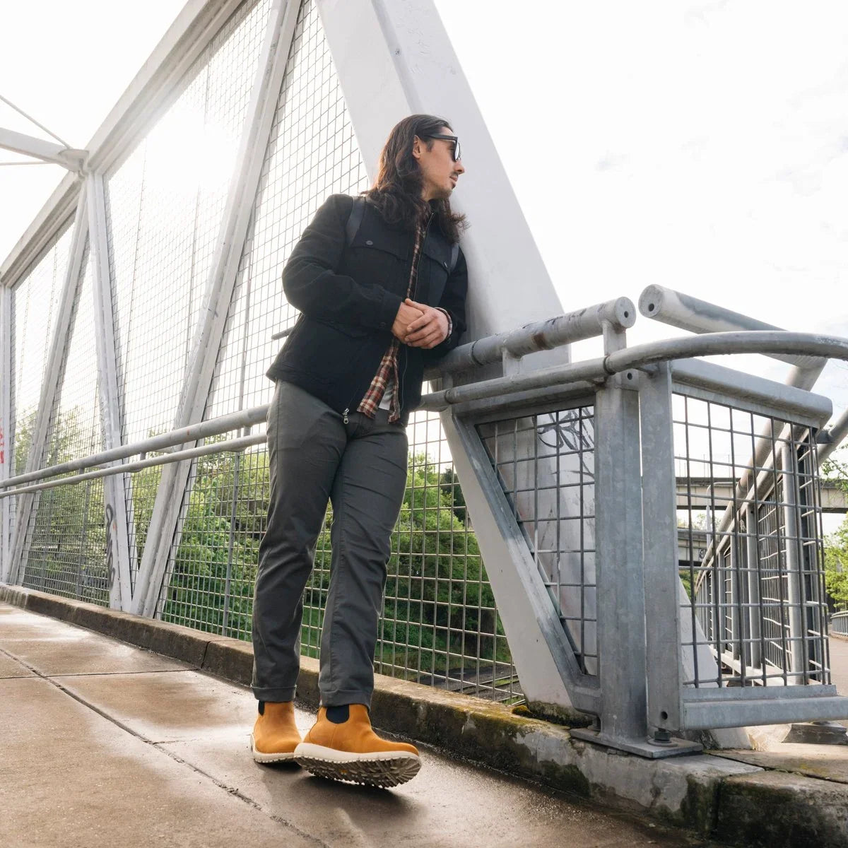 Waterproof Nubuck Chelsea Boots - Roasted Pecan