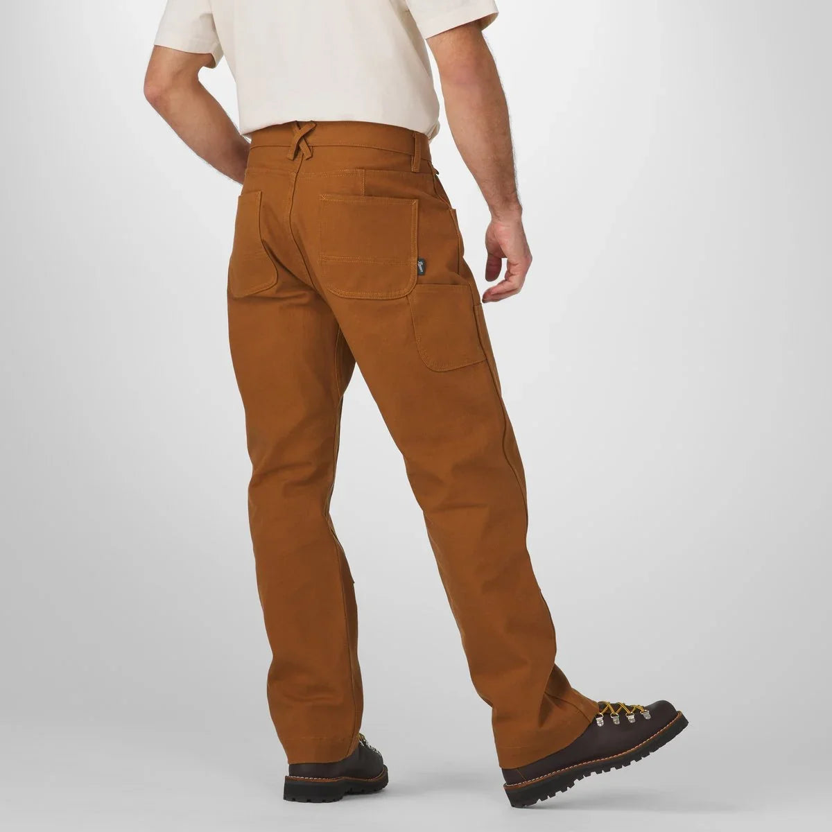 Double-Knee Duck Canvas Work Pants - Tan