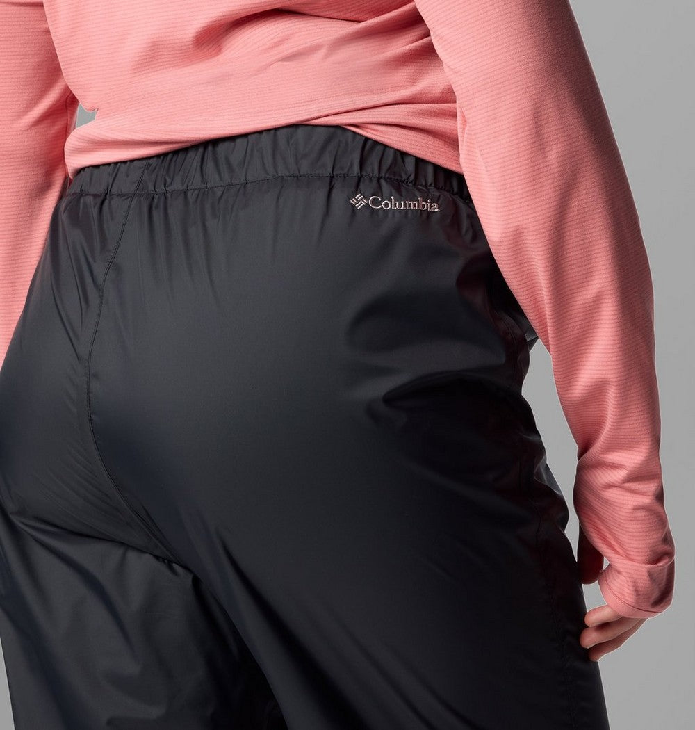 Women's Plus Waterproof Rain Pants - Black