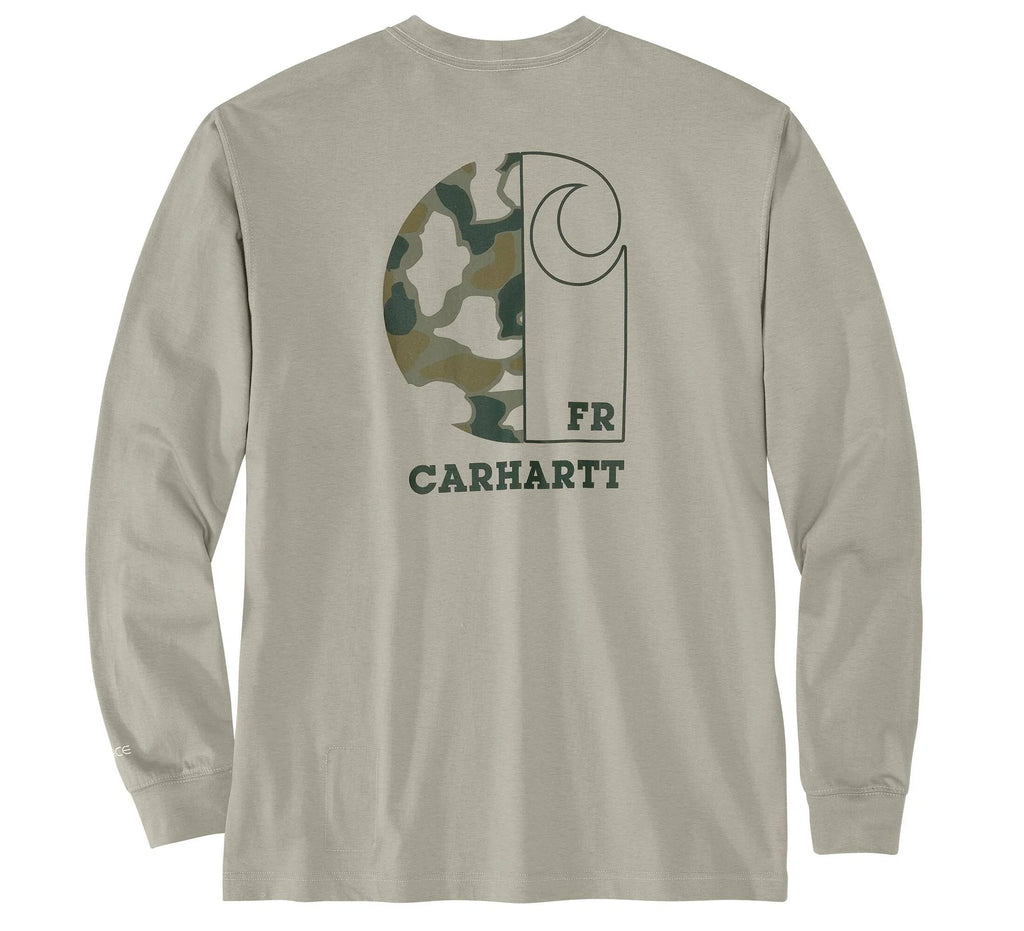 Men's Flame-Resistant Camo Graphic Long-Sleeve Tee