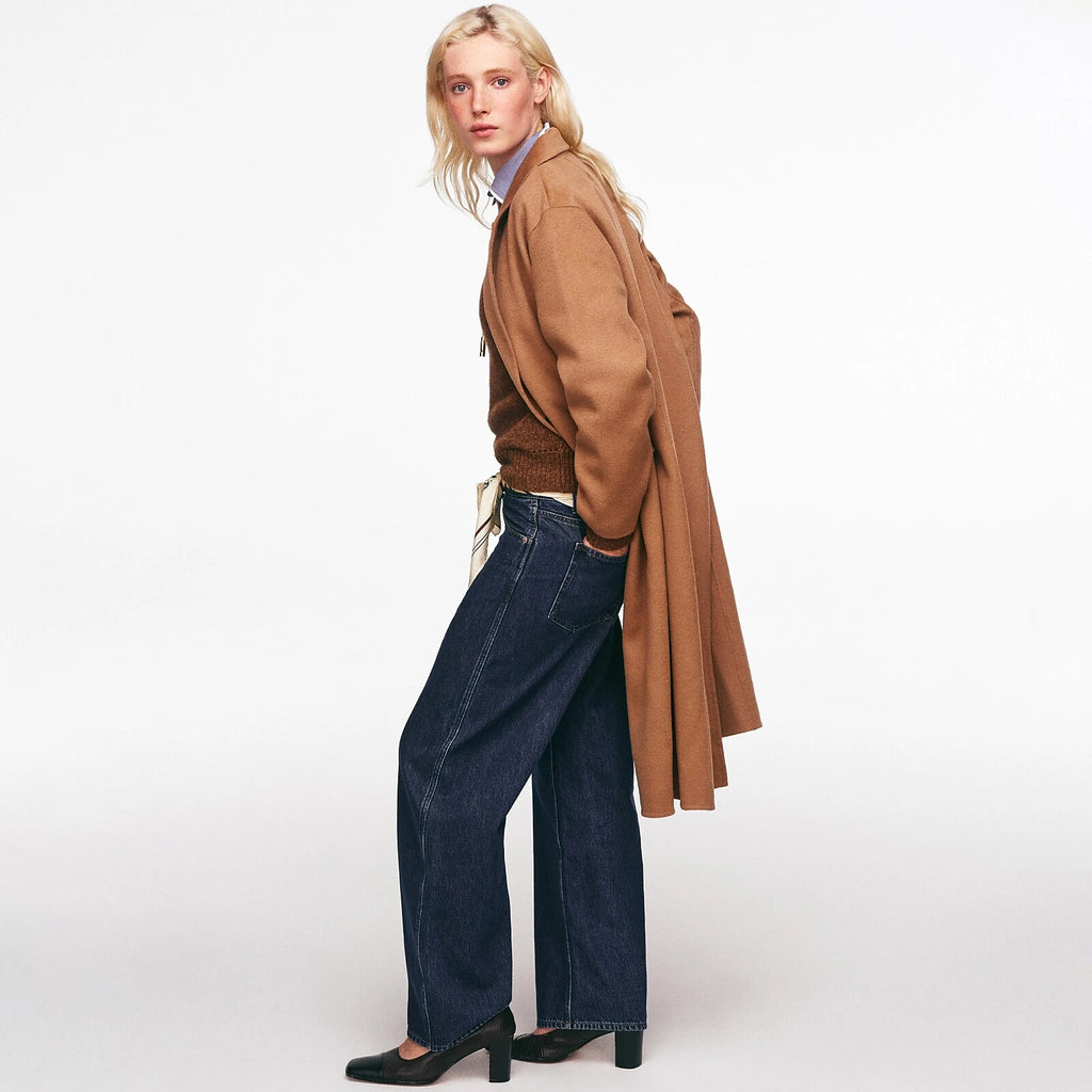 Women's High-Rise Barrel Jeans - Blue