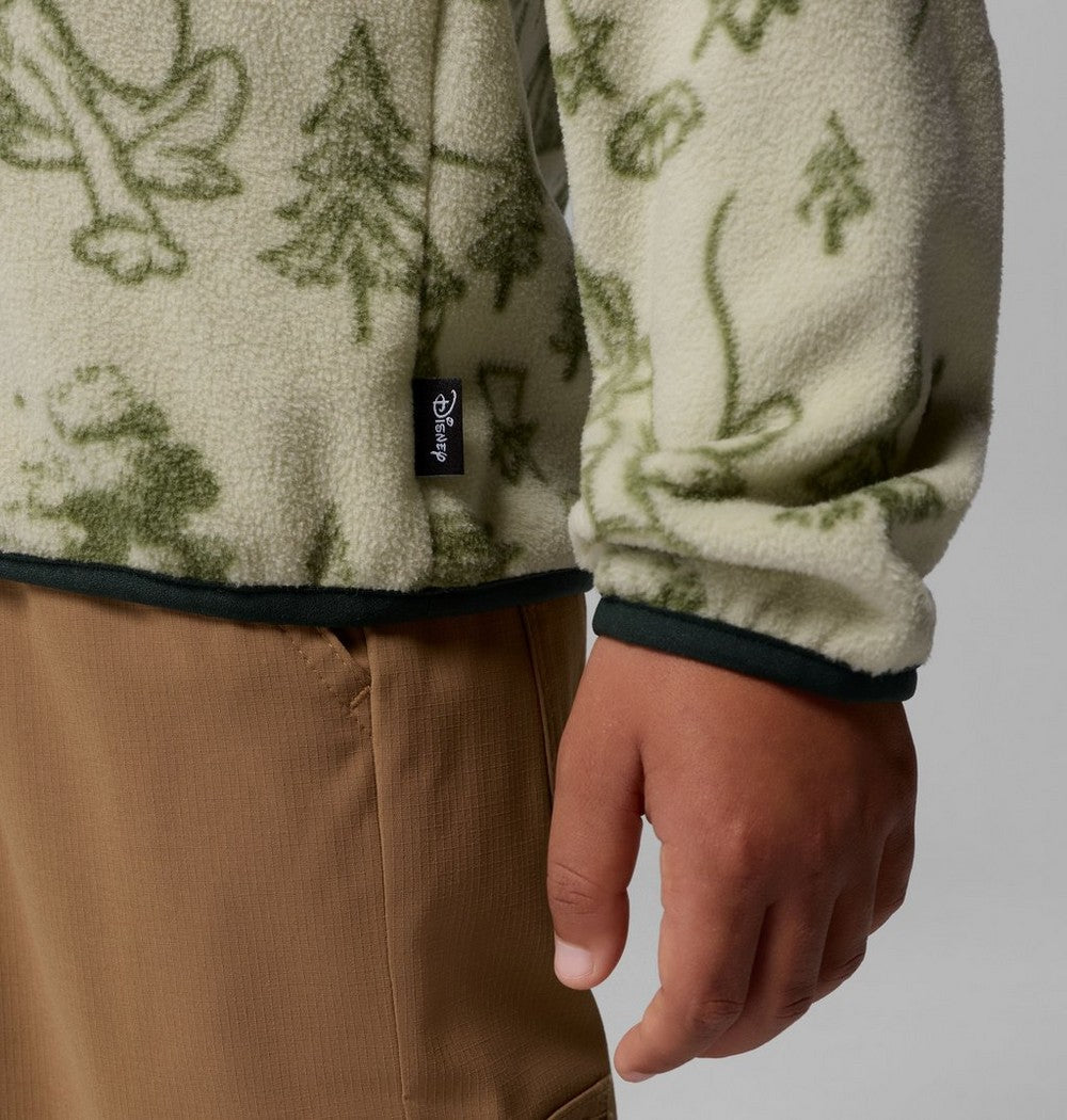 Kids' Character Print Half-Snap Fleece - Light Green