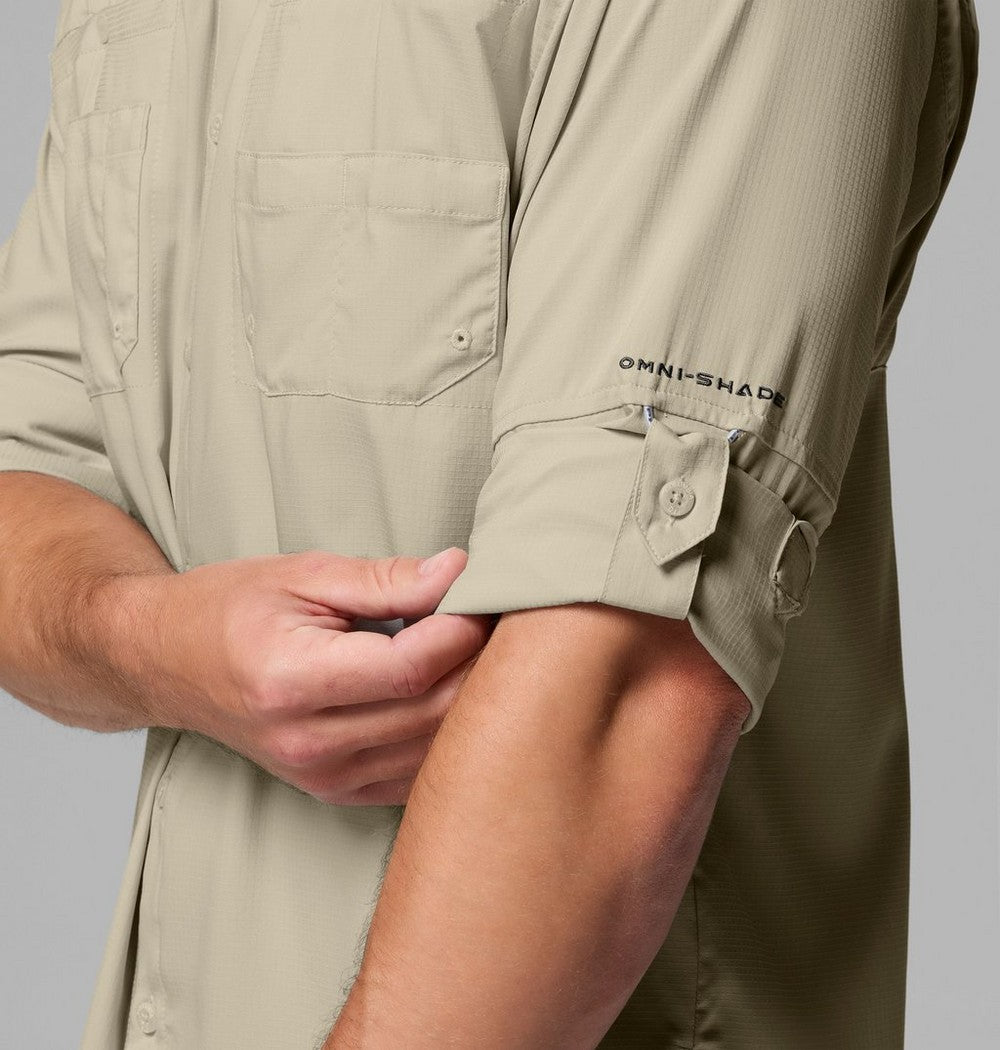 Men's Long-Sleeve Fishing Shirt - Teal