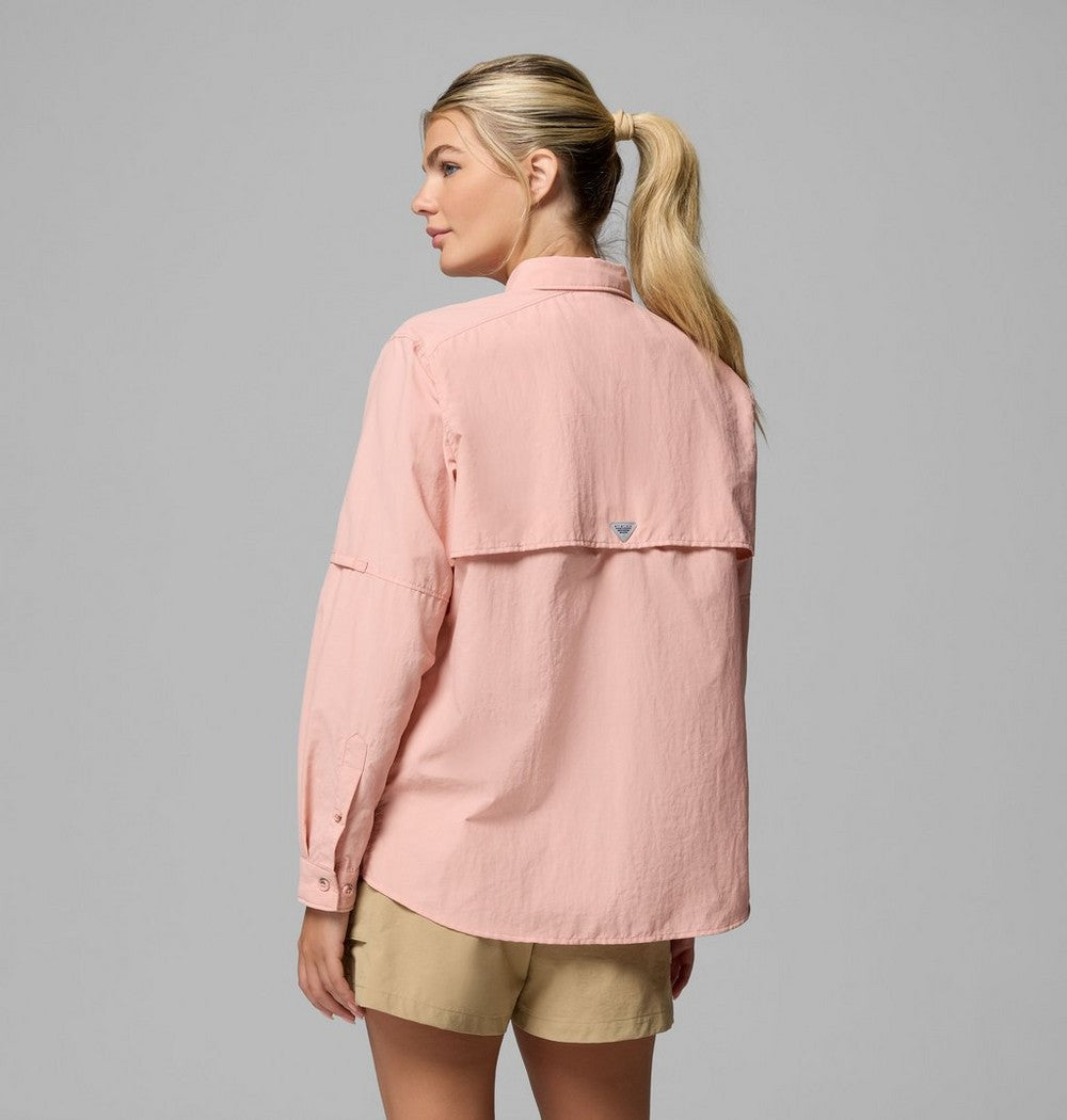 Women's Long Sleeve Fishing Shirt - Pink