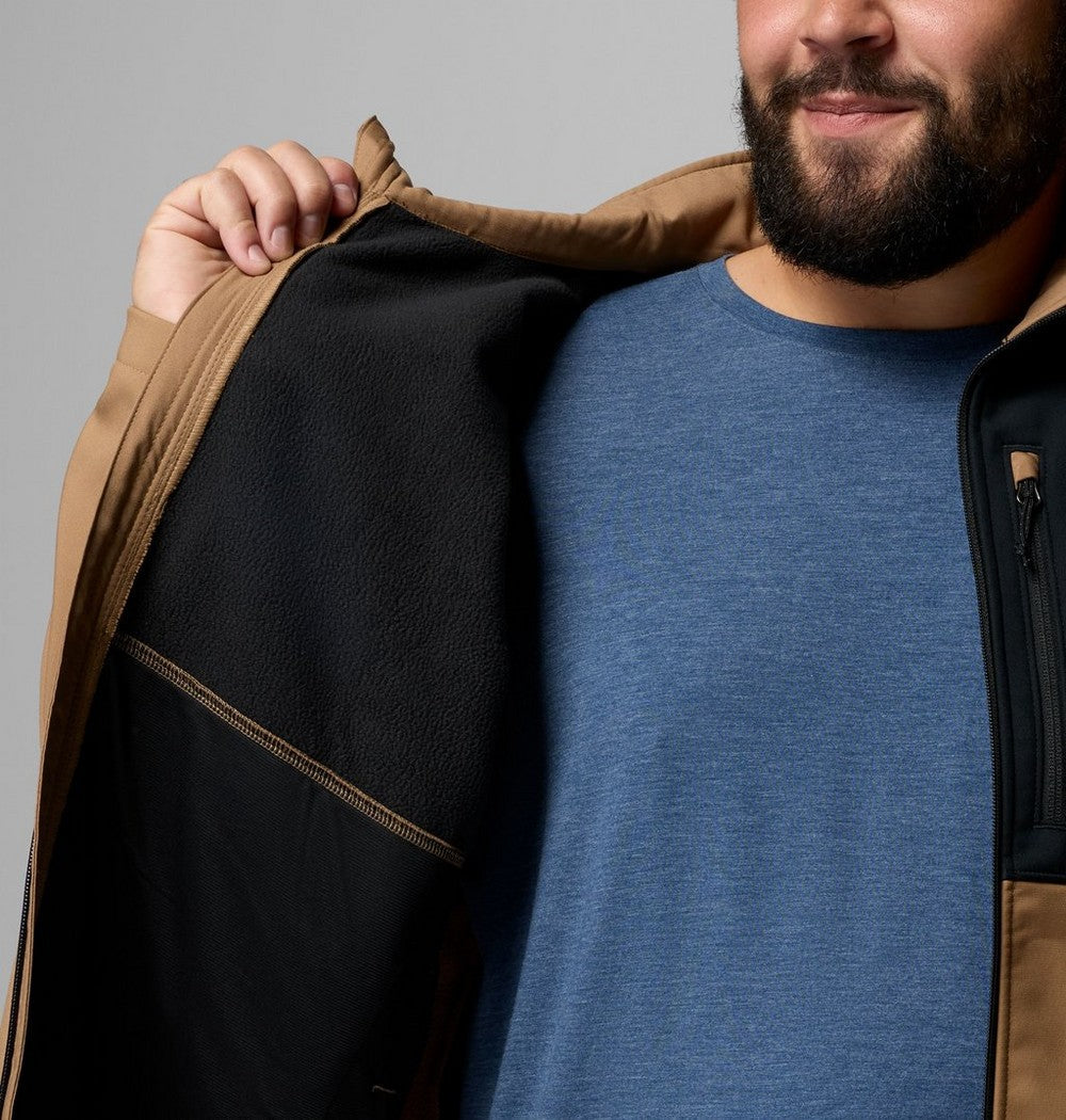 Men's Big Softshell Jacket - Grey