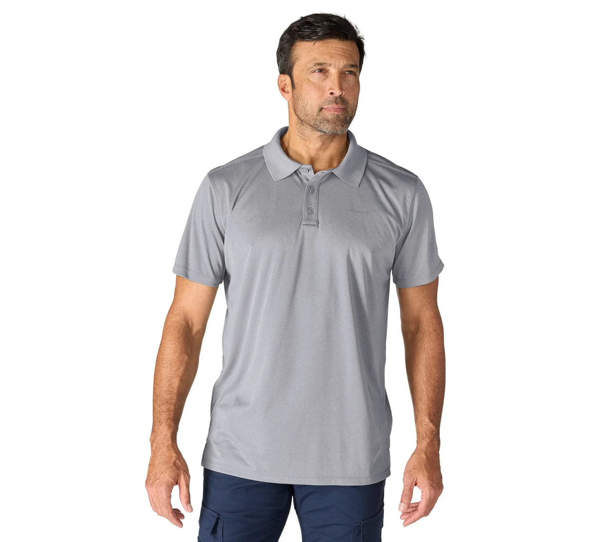 Men's Relaxed UPF 50+ Short Sleeve Polo - Blue