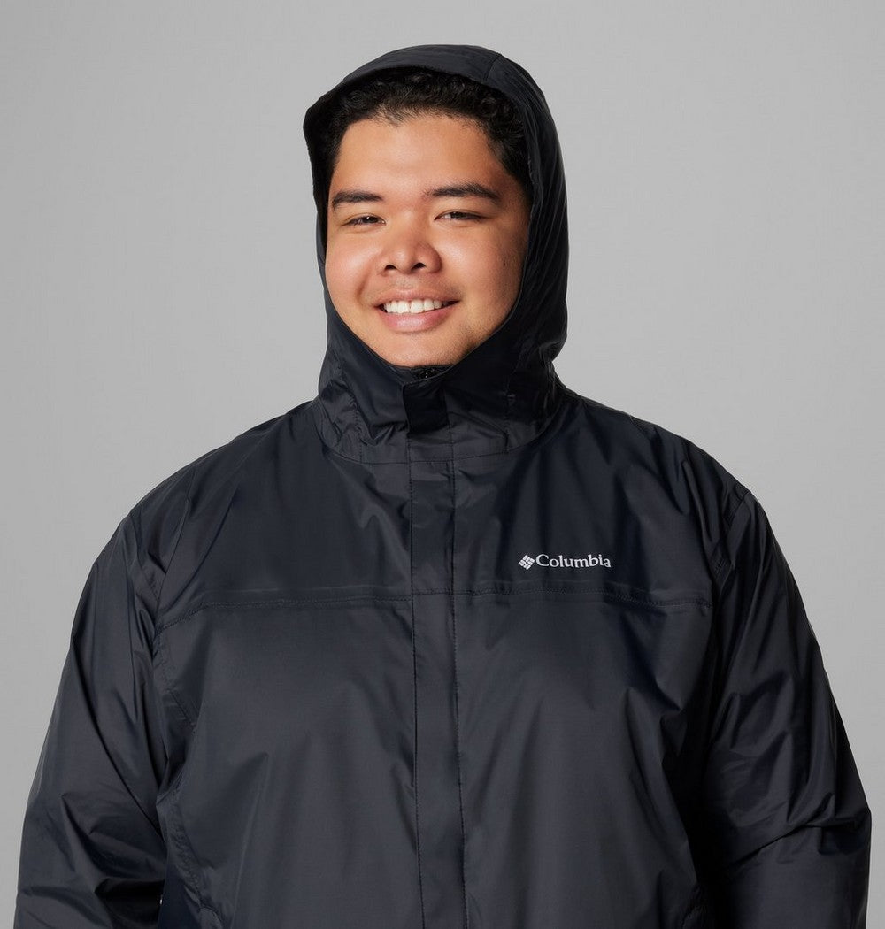 Men's Big Seam-Sealed Rain Jacket - Blue