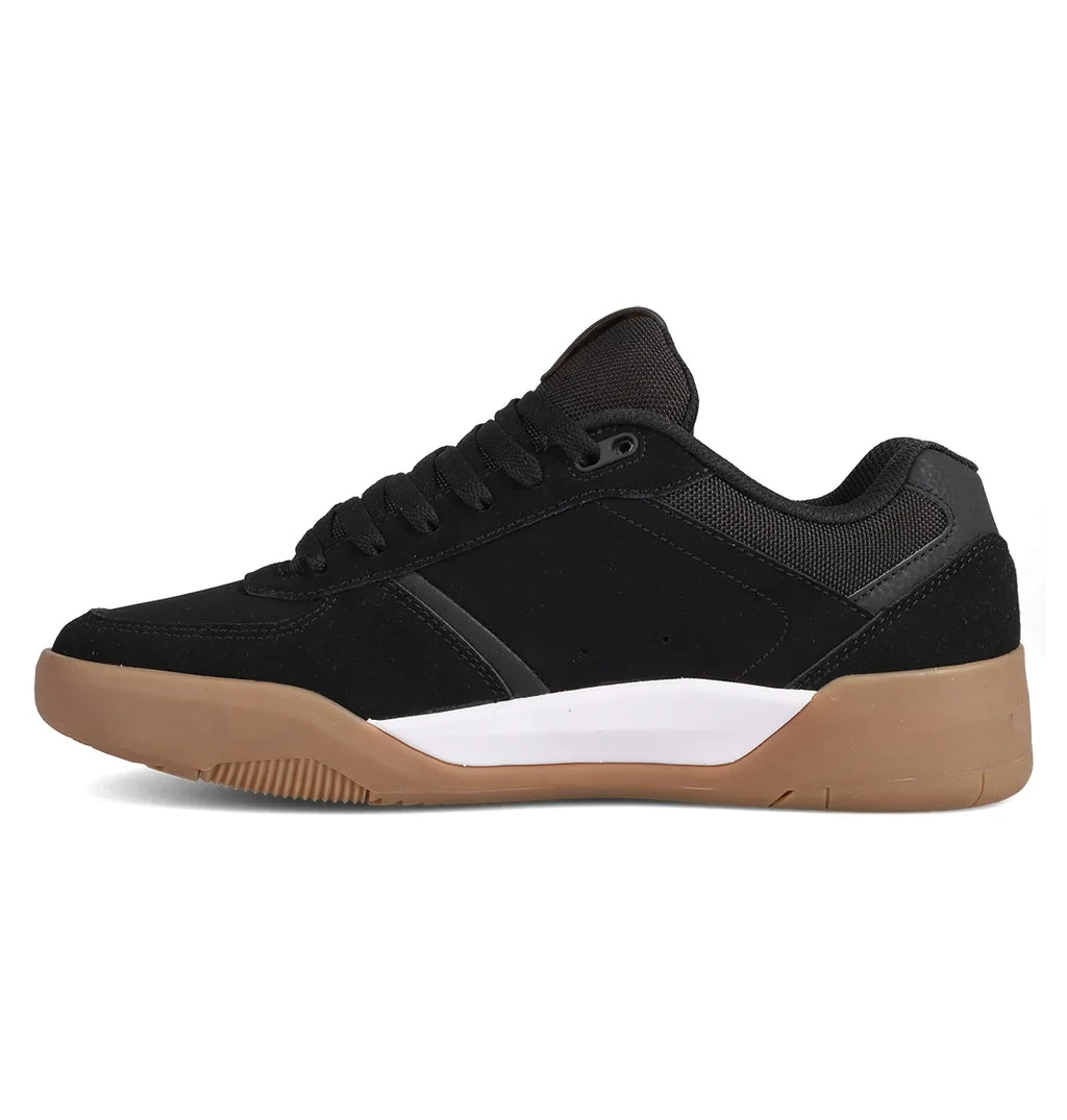 Men's Suede Skate Sneaker - Black White Gum