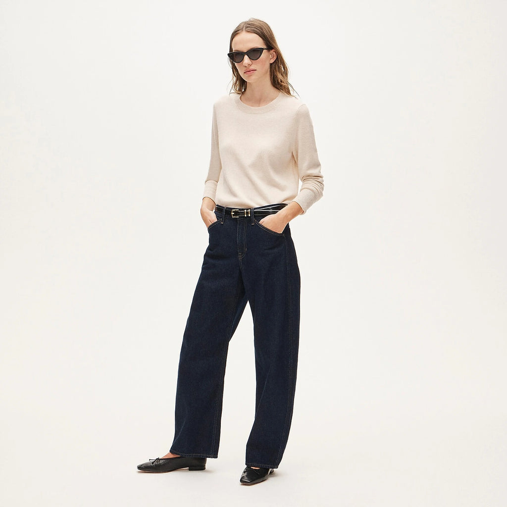 Cashmere Classic-Fit Crewneck Sweater - Black