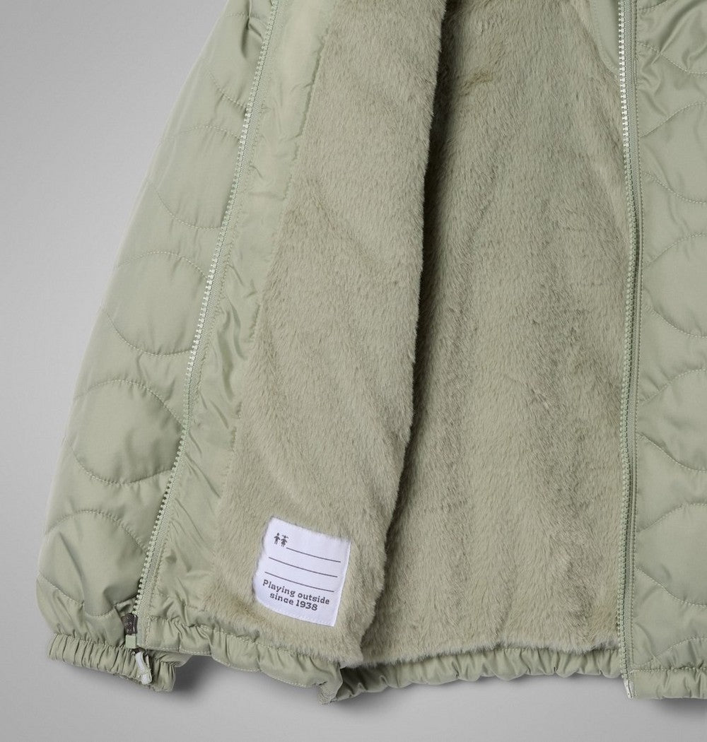 Girls' Fleece-Lined Insulated Jacket - Pink