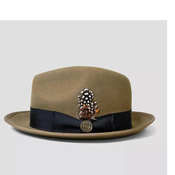 Thread Ranch Thread Bikary Fedora - Grey/Dark Olive