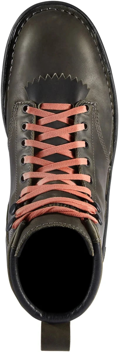 Women's 6-Inch Waterproof Leather Boot - Charcoal