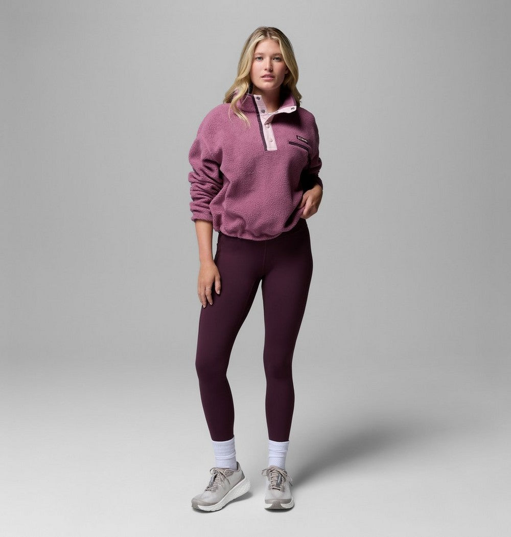Women's Cropped Half-Snap Fleece Pullover