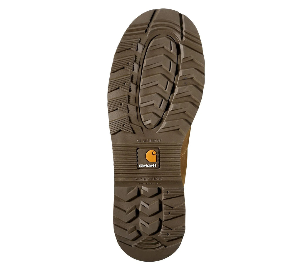 Water-Resistant Steel Toe Chelsea Work Boot - Brown