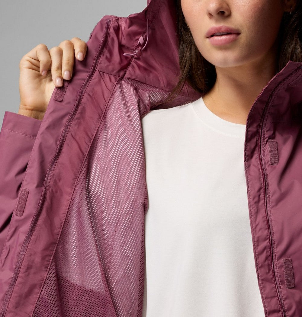 Women's Packable Rain Jacket - Fig