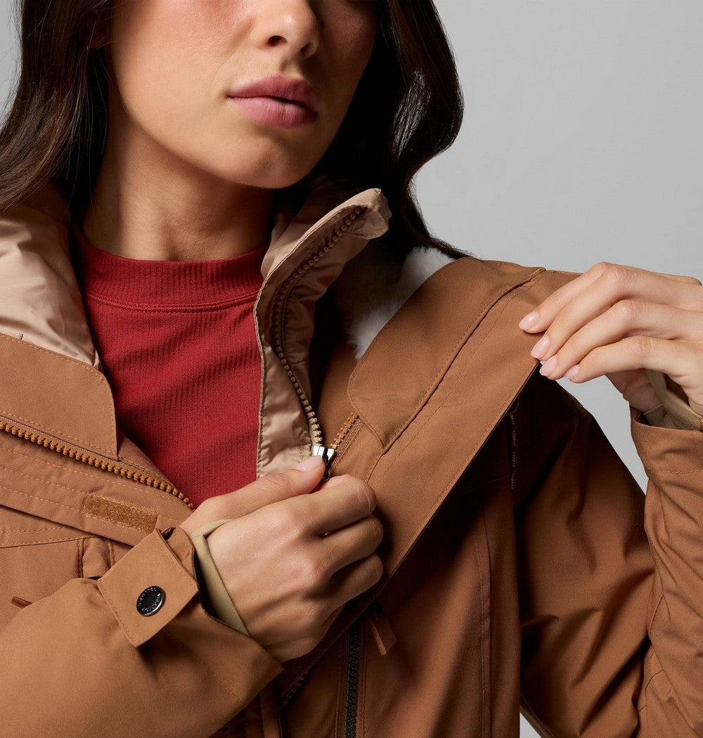 Women's 3-In-1 Hooded Jacket - Camel