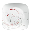 10.5-Inch Square Glass Dinner Plates, Set of 6