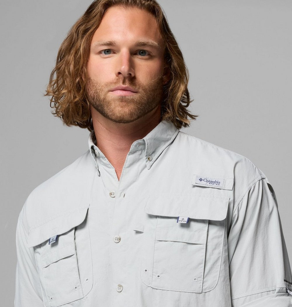 Men's Vented Long-Sleeve Fishing Shirt - Blue