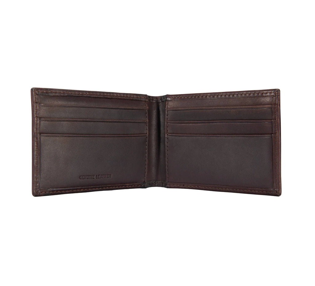 Oil-Finish Leather Front Pocket Wallet