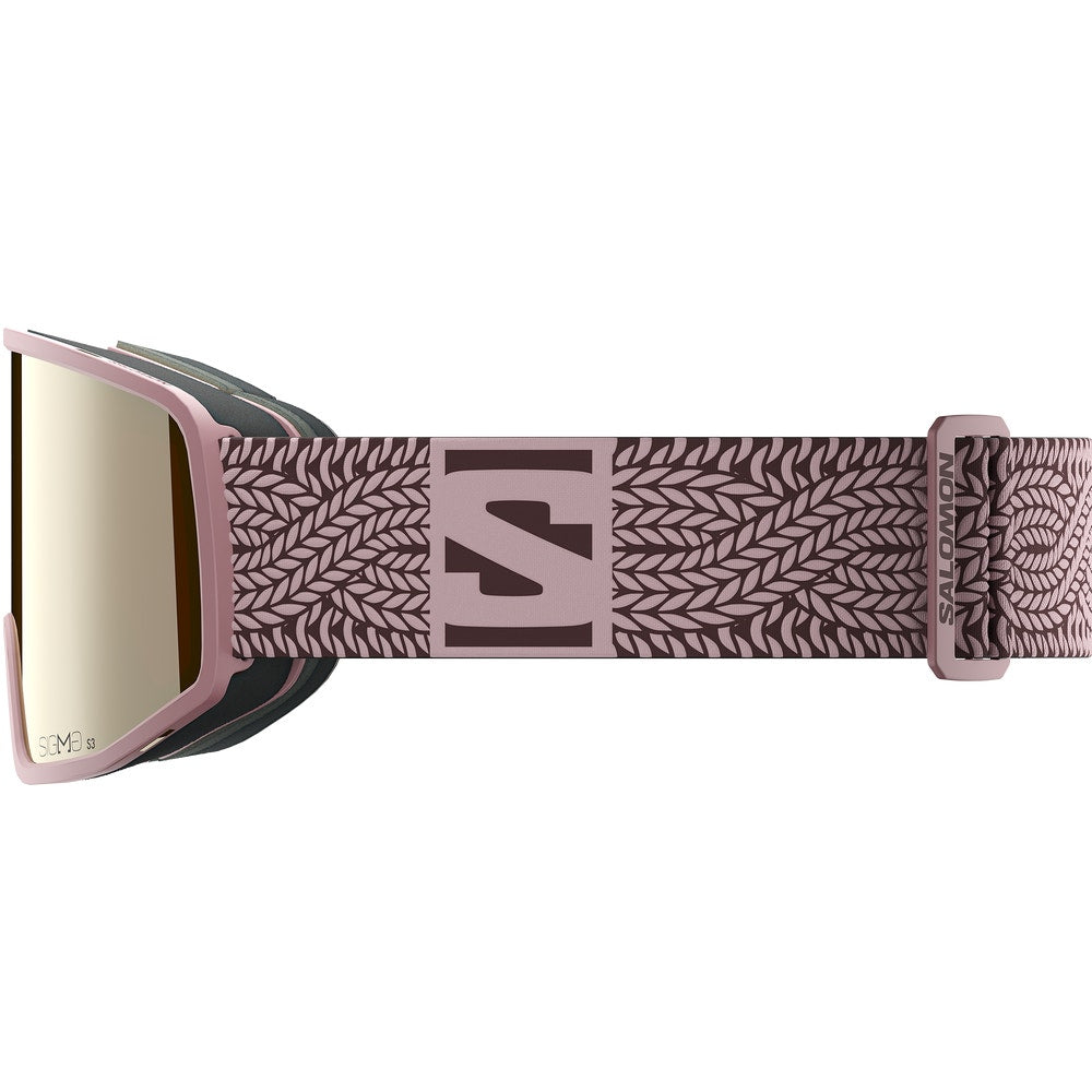 Small-Fit Snow Goggles With Extra Lens - Pink