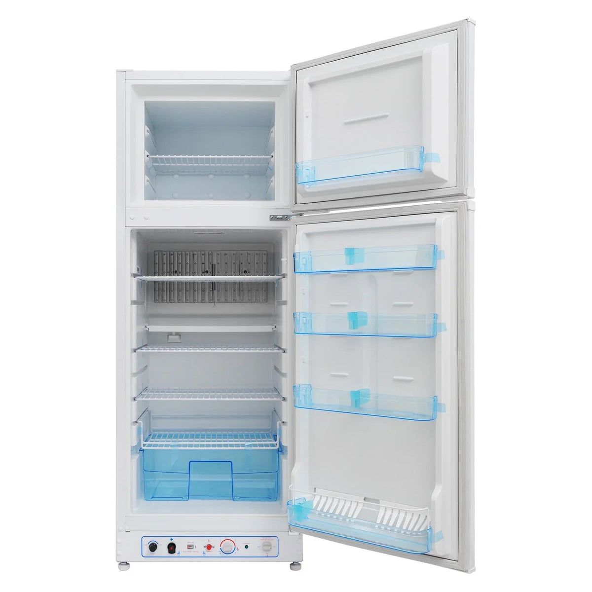 Smad Propane Refrigerator With Freezer, 9.4 Cu Ft, 64 in H, AC 110V - XCD275