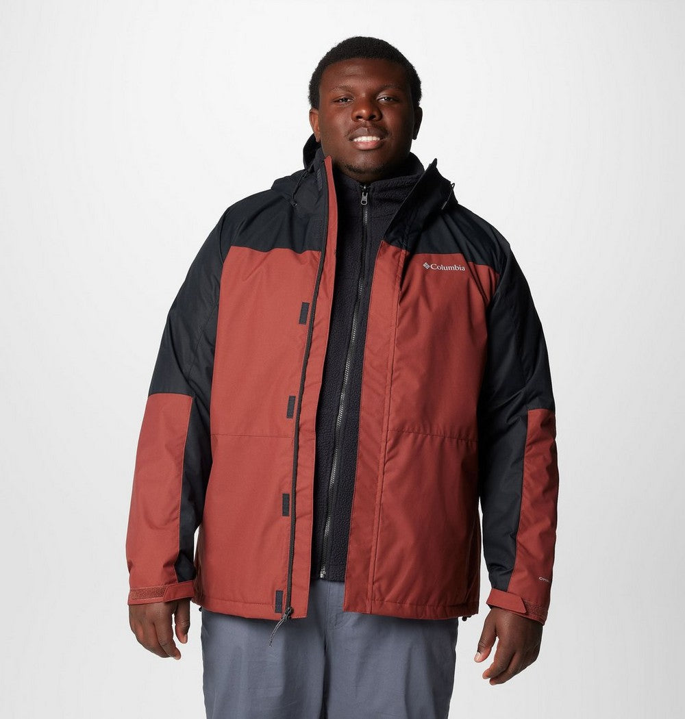 Men's Big 3-In-1 Waterproof Jacket - Green