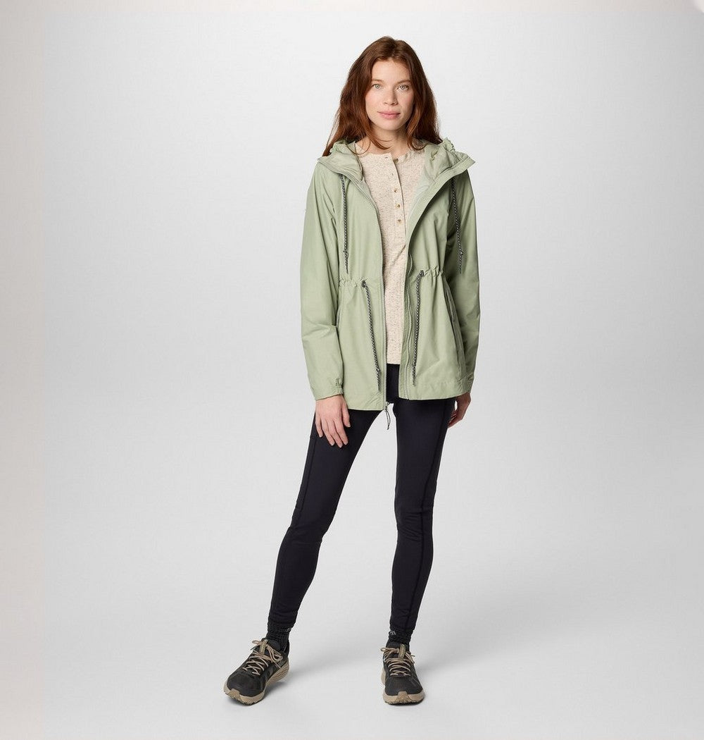 Women's Lightweight Hooded Rain Jacket - Fuchsia