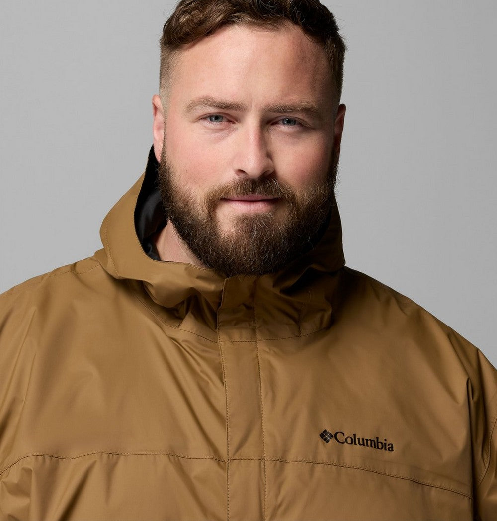 Men's Big Seam-Sealed Rain Jacket - Blue