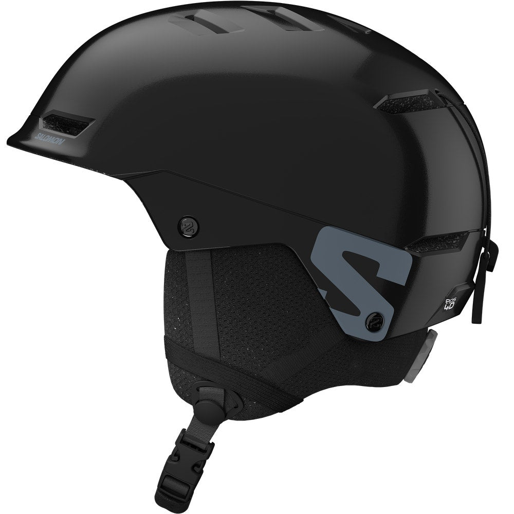 Kids' Adjustable Ski Helmet - Black