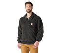 Men's Fleece Hooded Jacket - Black