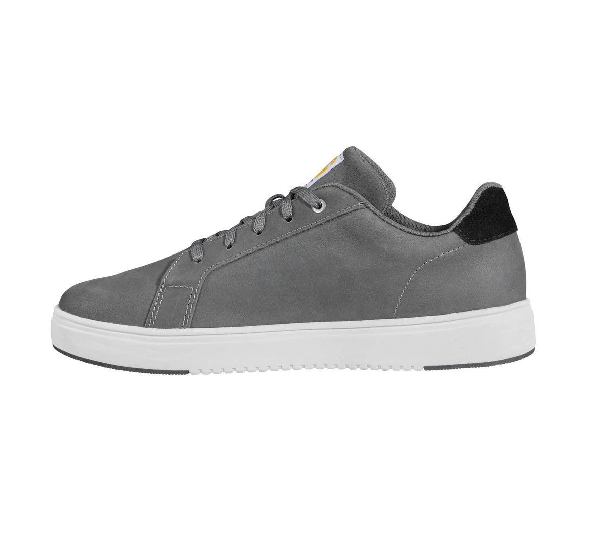 Women's Leather Low Top Work Sneakers - Gray
