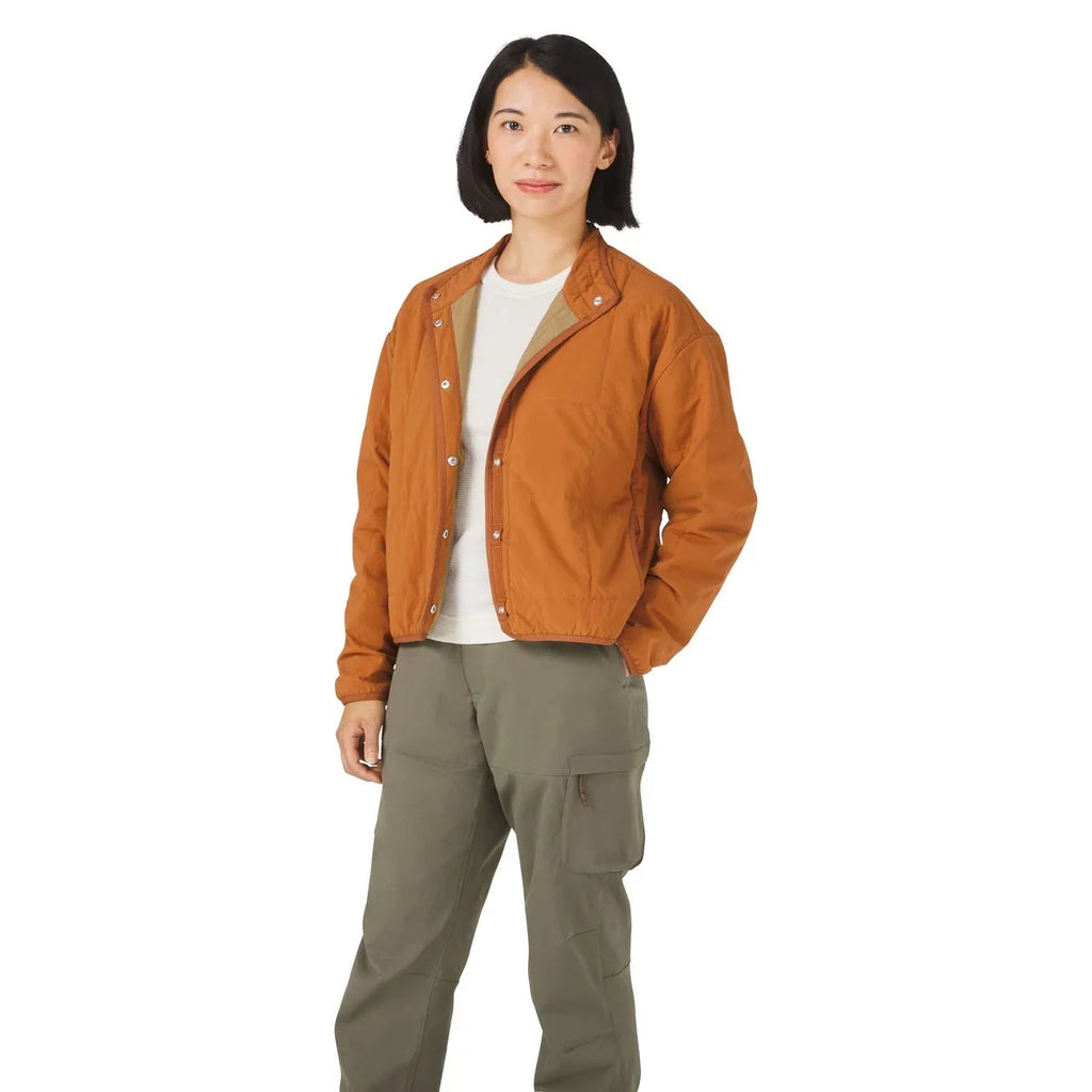 Insulated Snap-Front Shirt Jacket - Ginger