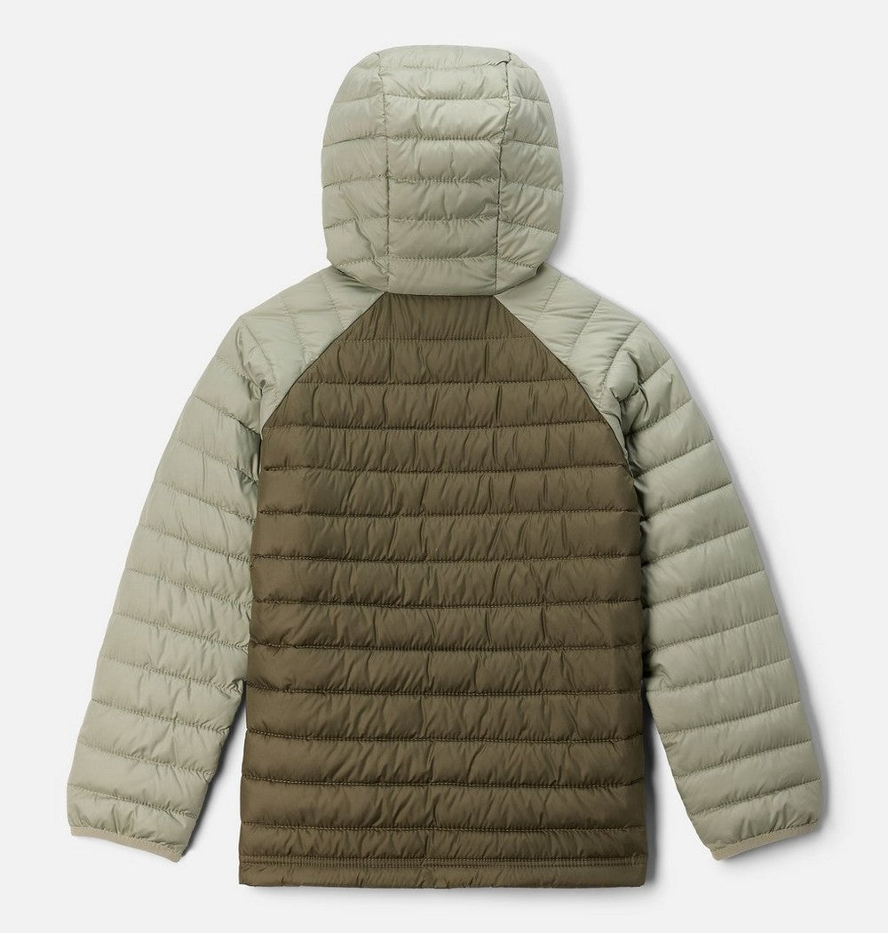 Girls' Hooded Insulated Puffer Jacket - White Paisley