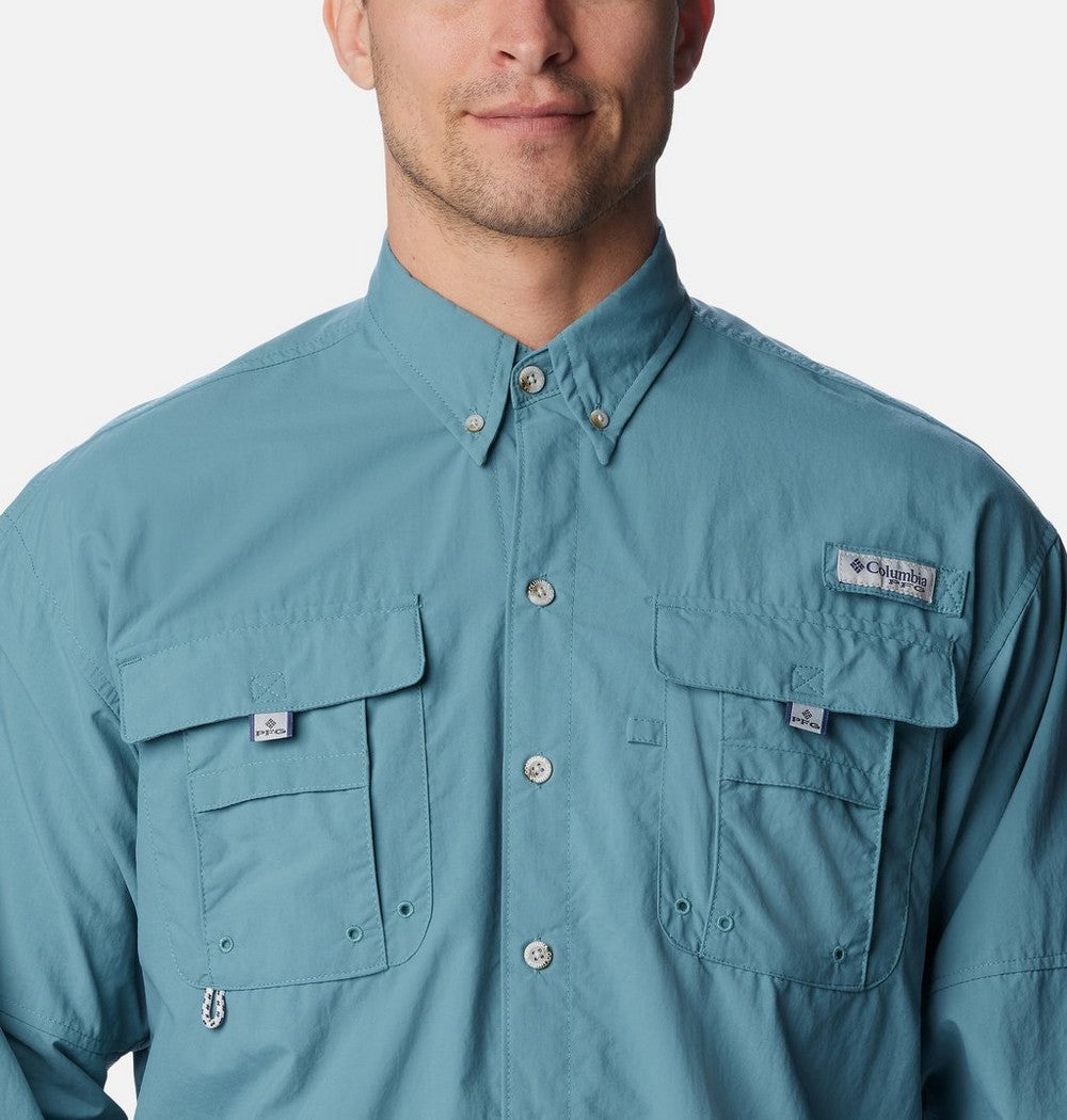 Men's Tall Long-Sleeve Vented Fishing Shirt - Gray