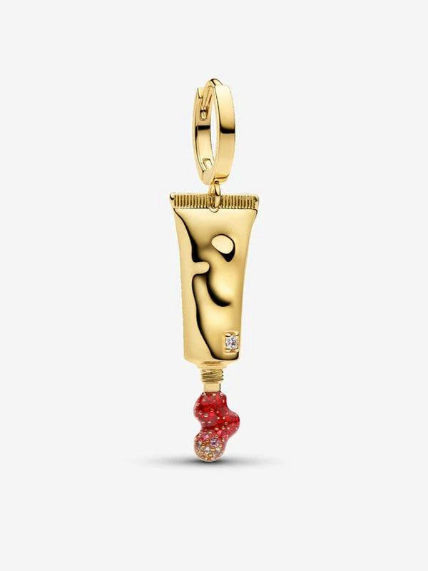 Gold-Plated Sculptural Drop Earrings