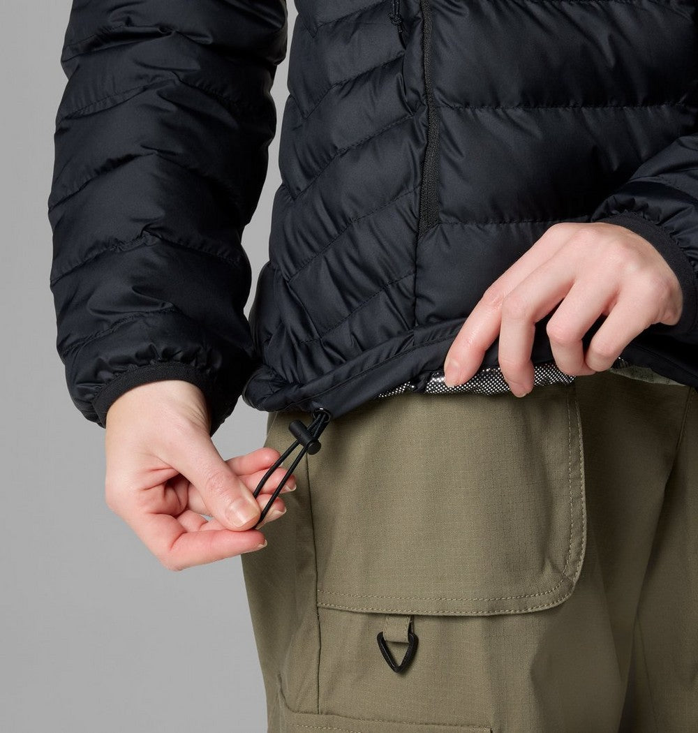 Women's Hooded Puffer Jacket - Navy