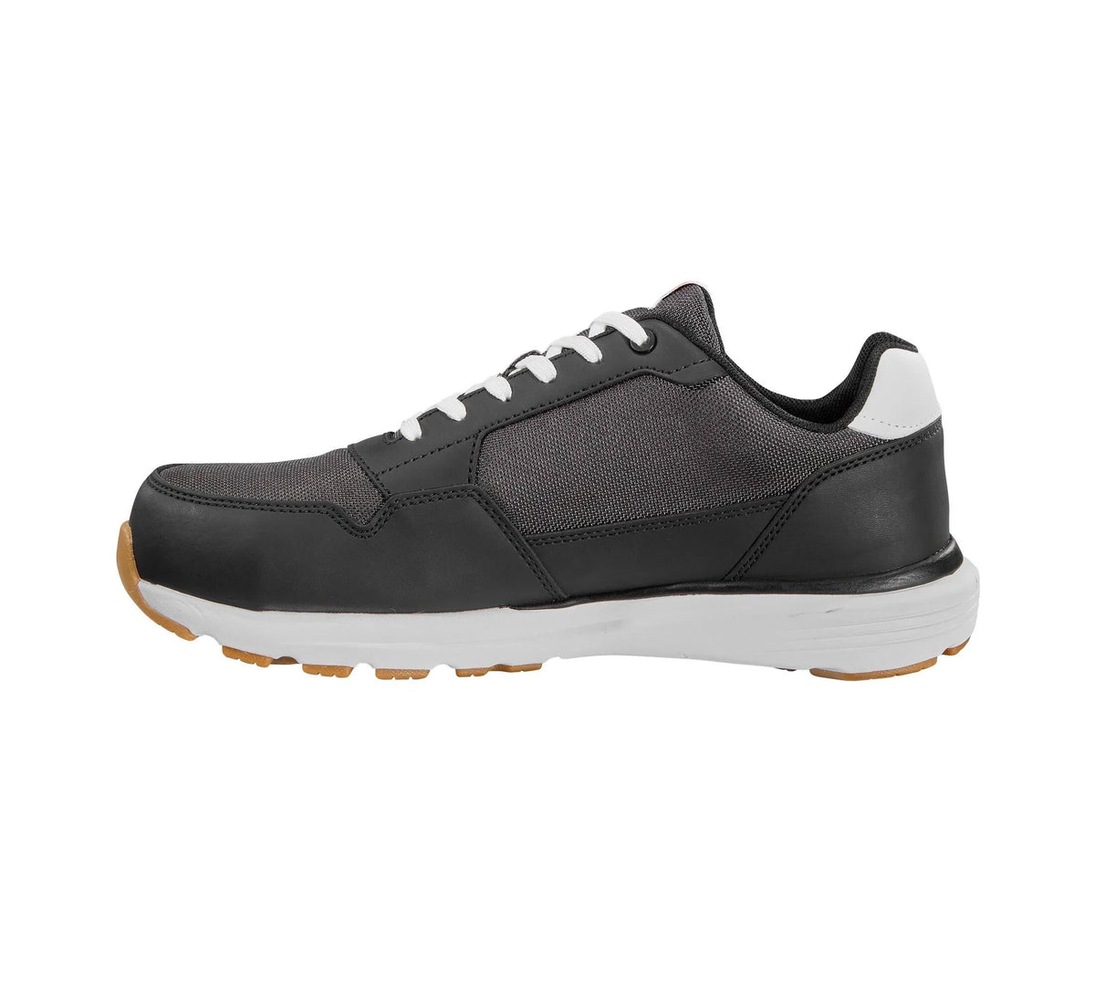 Men's Fabric & Leather Work Sneaker - Brown