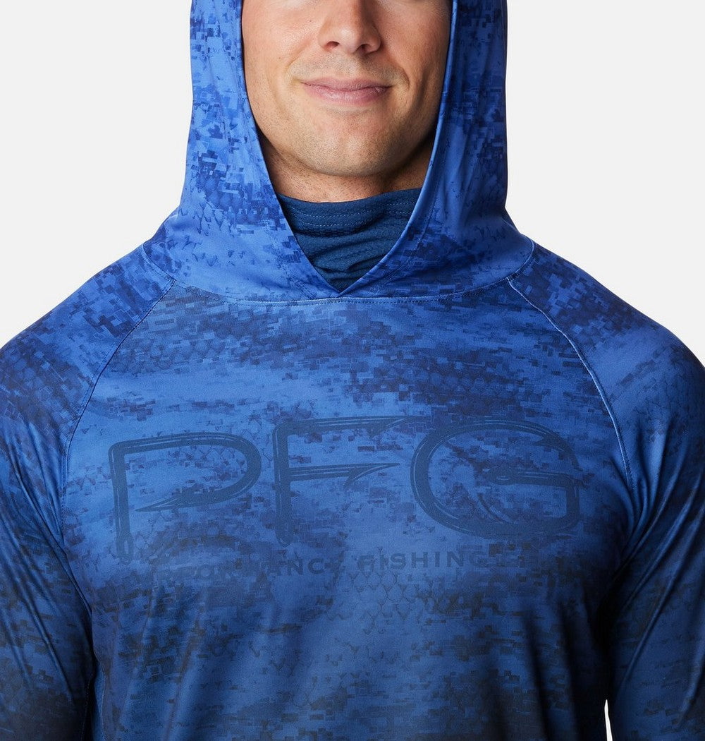Men's Ventilated UPF 50 Sun Hoodie - Teal